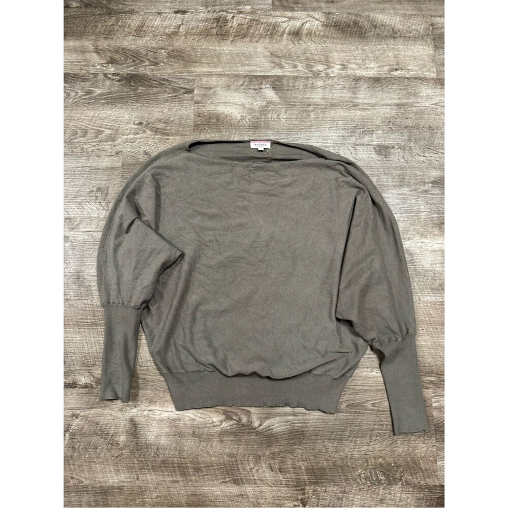 Andrée by Unit Boatneck Bat Wing Soft Stretchy Sweater Size Medium